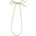 16" Gold Stretch Loop Ribbon & Bow